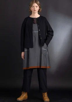 Gudrun Sjödén Pullover & Shirts>Twillbluse aus Bio-Baumwolle Schwarz