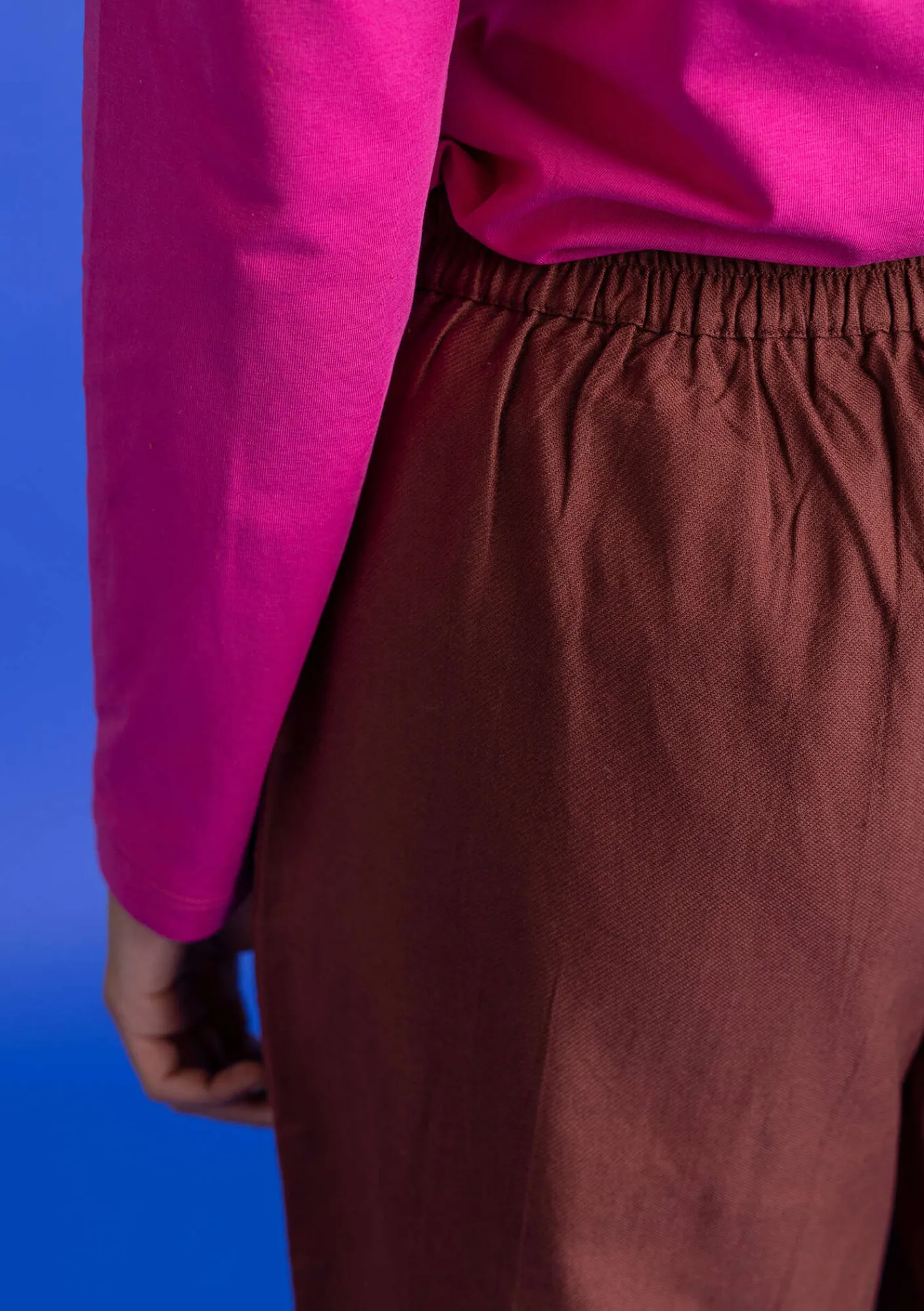 Gudrun Sjödén Hosen>Twillhose aus Bio-Baumwolle Rotebete