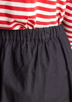 Gudrun Sjödén Röcke>Twillrock aus Bio-Baumwolle Schwarz