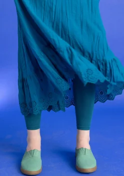 Gudrun Sjödén Röcke>Unterrock aus Bio-Baumwollgewebe Hellpetrol