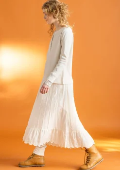 Gudrun Sjödén Röcke>Unterrock aus Bio-Baumwollgewebe Feder