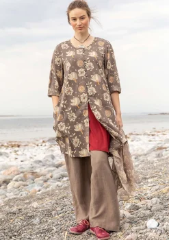 Gudrun Sjödén Kleider>Webkleid „Kamala“ aus Bio-Baumwolle Kashish