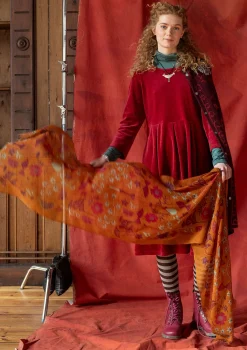 Gudrun Sjödén Accessoires|Schals Und Tücher>Webschal „Fyrverkeri“ aus Wolle Curry