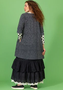 Gudrun Sjödén Tuniken>Webtunika „Monika“ aus Bio-Baumwolle Schwarz