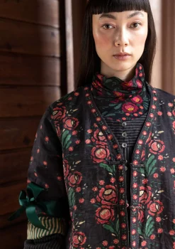 Gudrun Sjödén Jacken & Mäntel>Wendejacke „Asta“ aus Bio-Baumwolle Schwarz