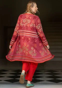 Gudrun Sjödén Strickjacken>Wickeljacke „Lisa“ aus Bio-/Recycling-Baumwolle Feige